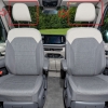 Copri poggiatesta regolabili Second Skin per sedili della cabina di guida del â€‹VW T7 California, set da 2, design 